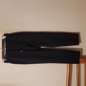 Rare Lululemon size 4 womens navy pants pull on elastic waist.
